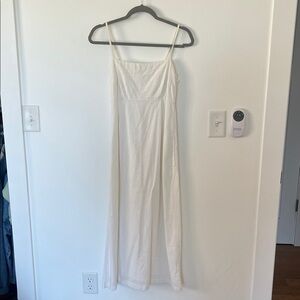 Abercrombie & Fitch white linen dress